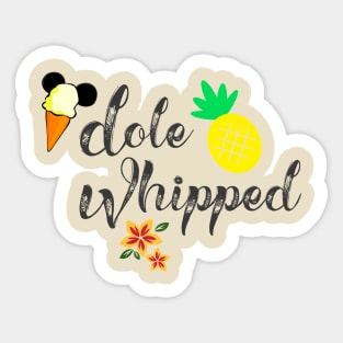 Pineapple Dole Whip Sticker